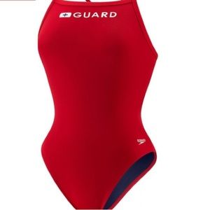 Speedo life guard bathing suit
